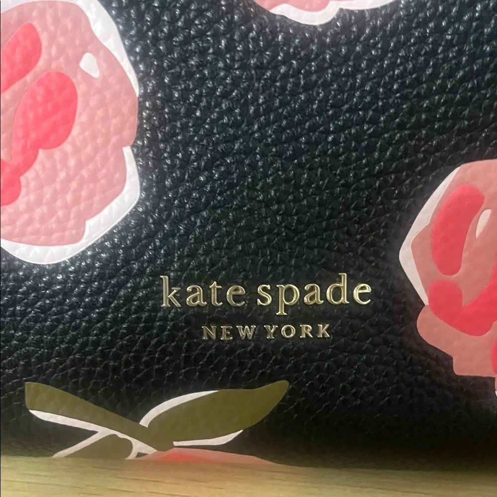 Kate Spade Black and Pink Floral Satchel - Picture 5 of 5